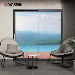 144 x 96 Sliding Glass Patio Door Fully Tempered Glass Door For Sale