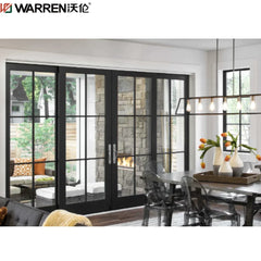 WDMA 36x60 Exterior Door French 36x80 Pocket Door Tinted Patio Doors French Aluminum Glass