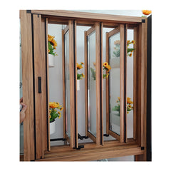 Commercial Powder Coated Tempered Glass Turning Swing Window Aluminium Doors Windows Dubai Morocco Pakistan