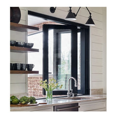 Aluminium Kitchen Sliding  Glass Window Double Glazed Windows Folding Glass Window Aluminum