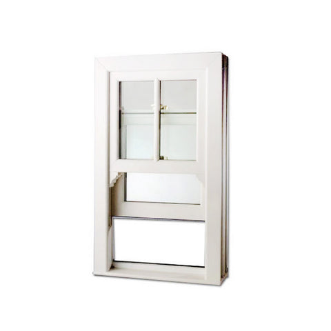 WDMA Upvc Frame Tempered Glass Pvc Double Hung Window Vertical Sliding Vinyl Window