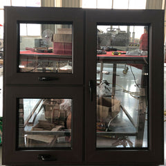 WDMA Single Hung Double Glazed Aluminium Windows For Shop Use