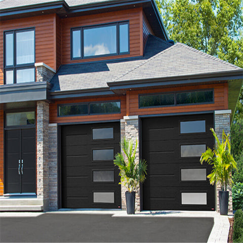 China WDMA Aluminum Electric Modern Roll Up Sliding solid wood garage door