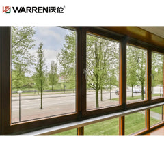 WDMA Exterior Storm Windows For Casement Windows Agate Grey Flush Casement Windows Aluminum