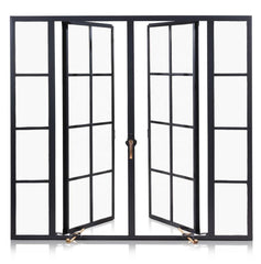 WDMA  Luxury home customized doors, thermal steel modern doors, wrought iron window grills