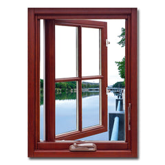 WDMA High Quality Thermal Break Soundproof French Style Aluminum Casement Profile Window