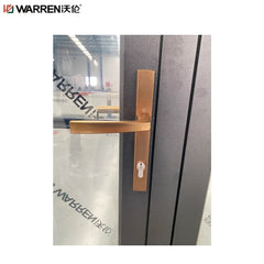 Warren 24inch Door French Exterior Door 32x78 Black Modern Front Door French Exterior Glass Double