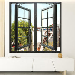 modern aluminum thermal break double glass windows price