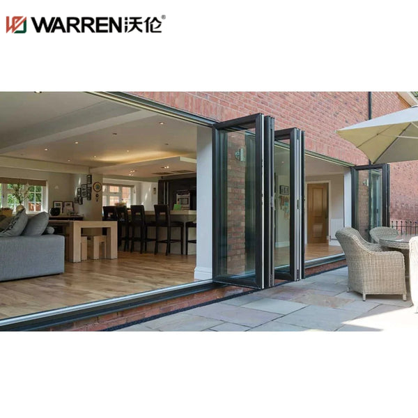 32x84 Bifold Aluminium Double Glazing White Custom Exterior Door Price