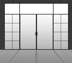 WDMA 96 by 80 sliding glass door Aluminium frame lift doors