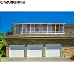 Warren 14x10 Tempered Glass Garage Door Bifold Glass Garage Door All Glass Garage Door Cost