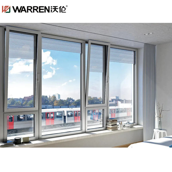 WDMA Aluminum Tilt Turn Windows Open Tilt And Turn Windows Double Glazed Windows Opening Inwards