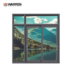 36x96 sliding window patio glass aluminium thermal break sliding home use