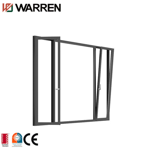 Tilt and turn aluminum glass casement windows