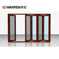 16 x 8 ft folding door patio glass waterproof folding door