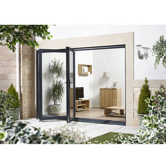 Exterior Entrance Veranda Movable Aluminum Frame Glass Partition Folding Glazed Wall Malaysia