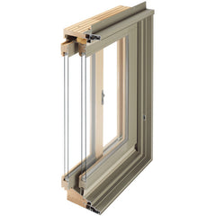 Aluminum Timber Sash Window Reveal Doors Aluminium Timber Windows