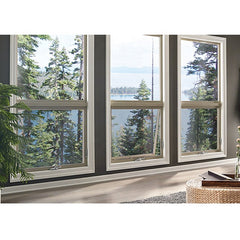 Residential White Aluminium Windows Double Glass Price Retractable Window Awning Aluminium Window Systems