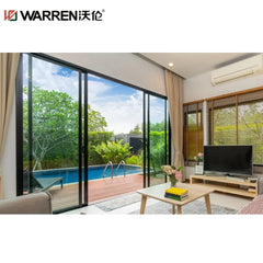 108x80 Sliding Aluminium Double Glazing Grey Double Pane Narrow Door Bathroom