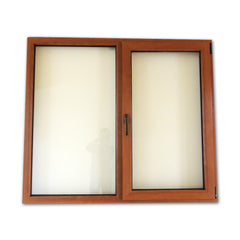 WDMA Home Used PVC Double Glazed Sliding Windows Wood Color