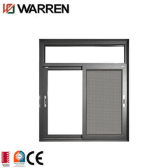 Small roomeye black hotel aluminum sliding window