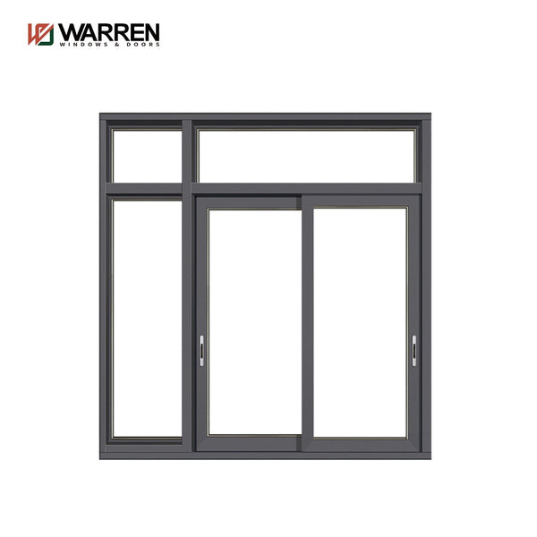 36x96 sliding window patio glass aluminium thermal break sliding home use