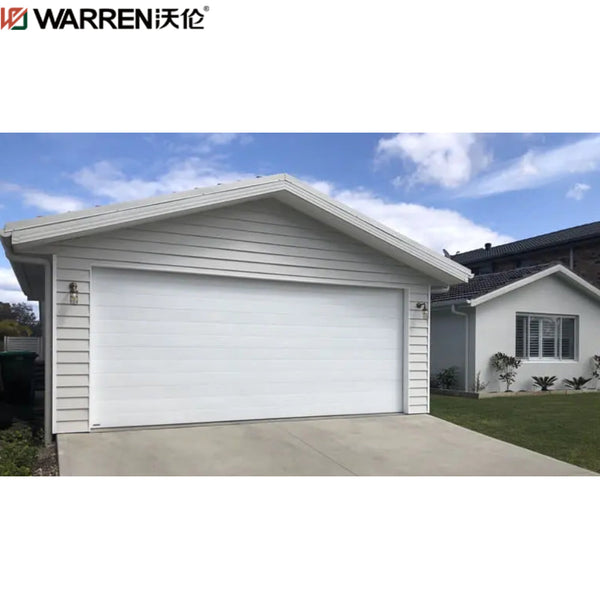 Warren 16x12 Automatic Bifold Garage Door Auto Roll Up Garage Doors Automatic Garage Door Systems