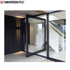 WDMA 32x79 Door Pivot Entry Door Price Double Pivot Door Front Glass Modern Aluminum