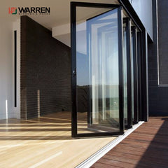 16 x 8 ft folding door patio glass waterproof folding door