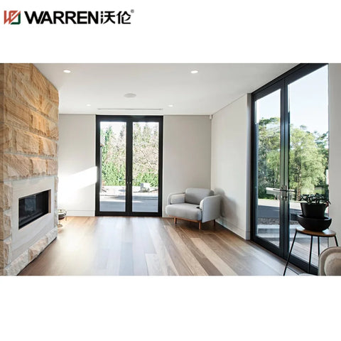 Warren 32x78 Exterior Door 2 Panel Interior Door Black Entry Door Aluminum French Exterior Double