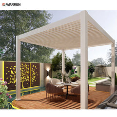 Warren America style 8x8 automatic aluminum pergola