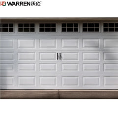 WDMA 12' x 7' Garage Door Tilt Up Garage Door Clear Roll Up Garage Door Glass For Homes