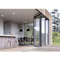 Wholesale Manufacturer Bi Fold Kitchen Patio Aluminum Profiles Bifold Security Entry Door