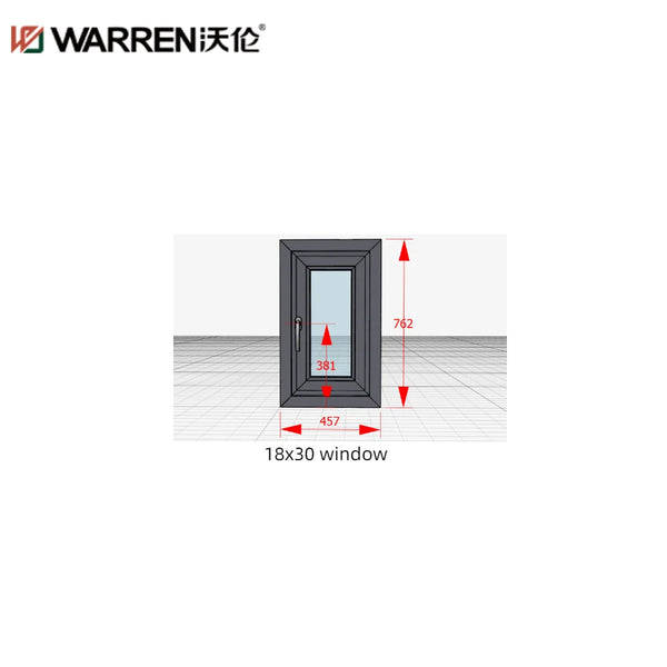 WDMA 18x30 Window Triple Pane Casement Windows Aluminum Simple Window Design