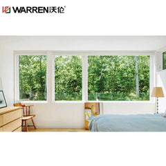 4x3 Picture Aluminium Insulated Glass Black Large Window For Sale