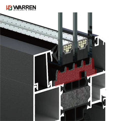 WDMA Dual Pane Glass Panels Window Aluminum Glass Window Frame Window That Opens Soundproof