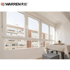 WDMA Dual Pane Glass Panels Window Aluminum Glass Window Frame Window That Opens Soundproof