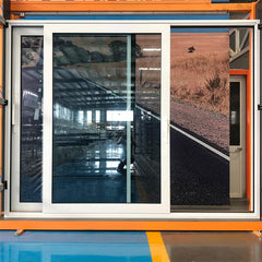 WDMA 96 by 80 sliding glass door Aluminium frame lift doors