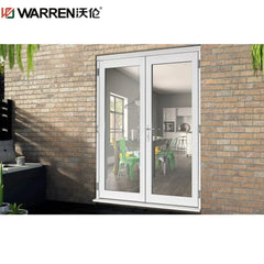 Warren 28 French Door 24 Inch Interior Door With Frame 6 Panel Door French Aluminum Exterior Double