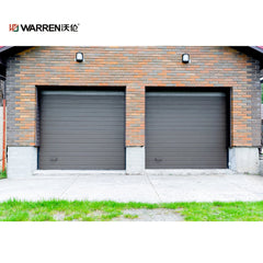 Warren 12x17 Garage Door Black Garage Door With Side Windows Garage Door Glass Aluminum