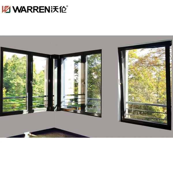 WDMA Advance Aluminium Windows Black Aluminium Window Frames Low E Glass Casement Window