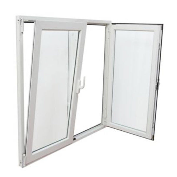 WDMA Villa Vinyl Window High Quality Double Tempered Glass UPVC Tilt Turn Window