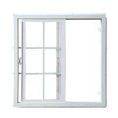 WDMA China Supplier Customized Designs White Vinyl Double Glazed UPVC Sliding Windows