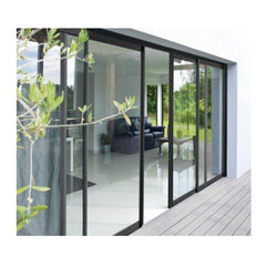 Competitive cheap price sale 4 panel used patio doors design aluminium factory glass sliding slide door price