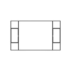 WDMA High Quality Professional Huge Project Narrow Frame Double Tempered Glazed Aluminium Sliding Windows