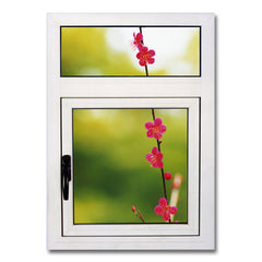 WDMA Factory Customized House Used PVC Double Glazed Soundproof Glass Casement Windows