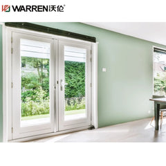 Warren 60 Front Door 32 Full Lite Exterior Door Interior Double French Doors 60x80 Patio Glass Aluminum