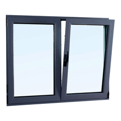 WDMA New Design Customized UPVC Turn Tilt Windows For Villa