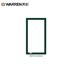 WDMA 30x52 Window Aluminium Panel Window Outward Opening Triple Panel Glass Window