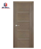 Laminated Glass Wooden Veneer Mdf Internal Door Design Single Swing Open Style Interior Doors on China WDMA